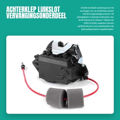 Dailygoods- Achterklep Slot 100% Gloednieuw - Deurslot Buitendeur - Vervanging voor M-Klasse - E-Klasse T-Model - Staartgatslot - Hoogwaardige IJzer