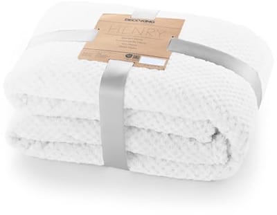 Knuffeldeken 220 x 240 cm - Zachte Microvezel Bedspread in Scandinavische Stijl
