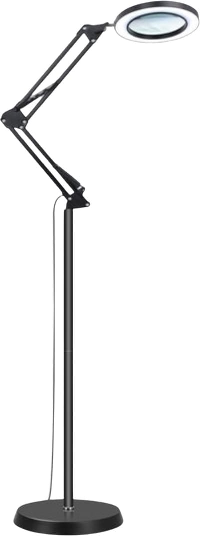 Vloer Loeplamp - Tafelloep - Verstelbaar Design Met Vergroting Voor Gedetailleerd Werk Of Hobby's