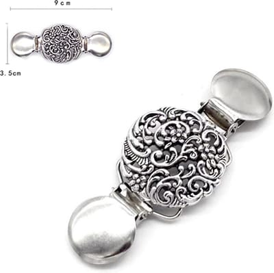 Broche - Vestsluiting - Ronde bloem Elegance - - vestclip dames -vestsluiting dames - vestclip - vestsluiting vestclip - sjaalspeld - vestspeld - vestklem
