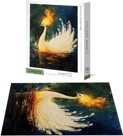 Houten Puzzel - 4000 Stukjes - Ontspanning Thuis - Letters op Achterkant - 141 x 87 cm - Abstract