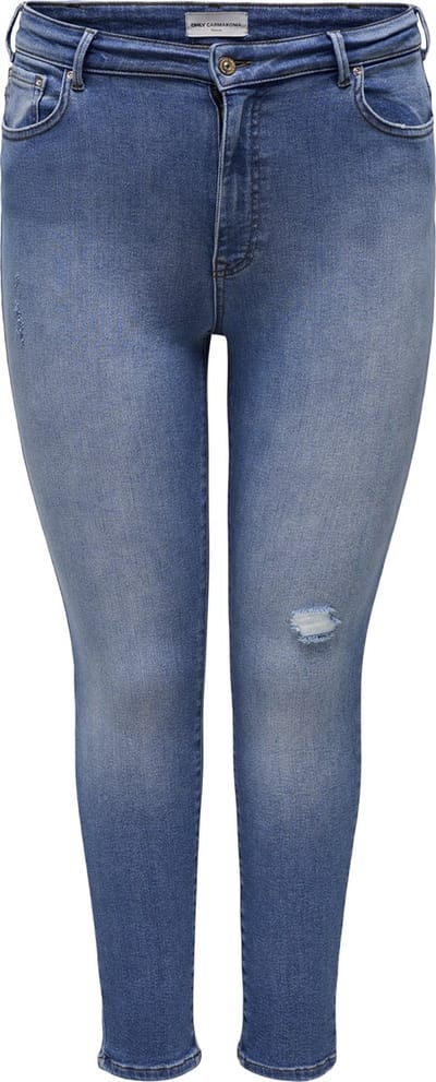 ONLY Carmakoma Skinny fit jeans CARICONIC High waist Skinny fit Enkel lengte Jeans