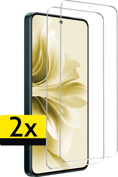 Screenprotector - Geschikt voor OPPO Reno 11F - 2 Stuks - Extra Sterk - Beschermglas - Gehard Glas - Tempered Glass - Screen Protector