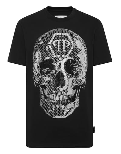 T-Shirt Ronde Hals Ss Skull