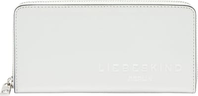 LIEBESKIND BERLIN Leren Portemonnee Elvira Paper Touch Crinkle Gigi Purse Arctic Wit