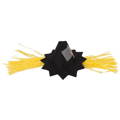 Creatieve Huisdier Kat Hond Halloween Vakantie Vogelverschrikker Hoed Verkleed Cosplay Kostuum yellow