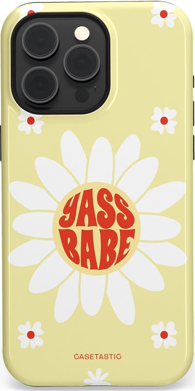 Casetastic Hoesje Geschikt voor Apple iPhone 15 Pro Max Magsafe - Stijlvolle Beschermende Duo-layer Case - Yass babe