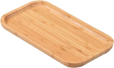 Bamboe Houten Rechthoekige Dienbladen, 36x15x2cm, Ideaal voor Serveerplaten, Decoratie en Organisatie