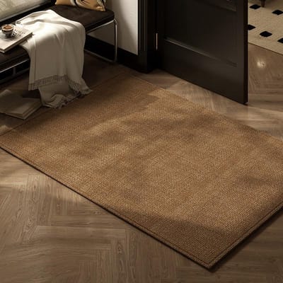 Deluxe Sens Luxe Léger Rétro Vert Paillasson d'Entrée Tapis de Sol Maison Antidérapant Tapis de Pied Tapis de Salon Paillasson Porte Porte 120*140