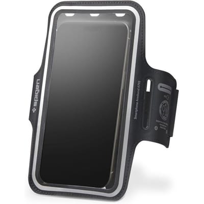 Spigen A703 Dynamic Shield Armband - Hoesje / Sportieve Armband Voor Smartphone Tot 6.9  (Czarny)