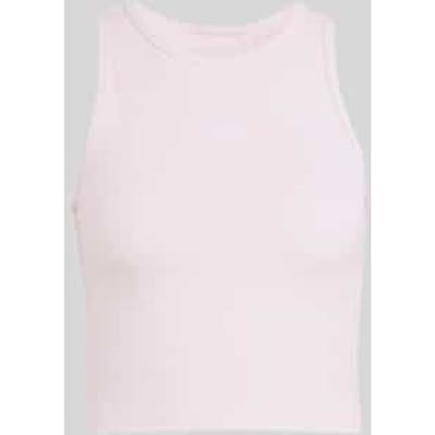 Slim fit top van ribtricot