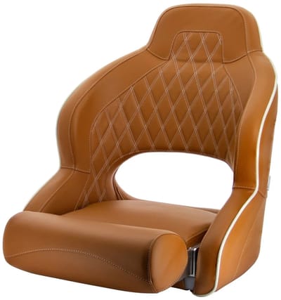 VETUS oranje bruine Stuurstoel Pilot | CHSPORTCB