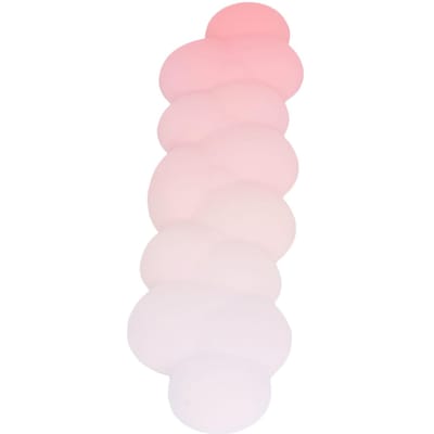 Repose-poignets pour clavier Doux Antidérapant Ergonomique Forme de Nuage Mousse à Mémoire de Forme Coussin de Support pour Poignet de Clavier white