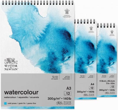 Winsor & Newton Watercolour Blok A4 Spiraal