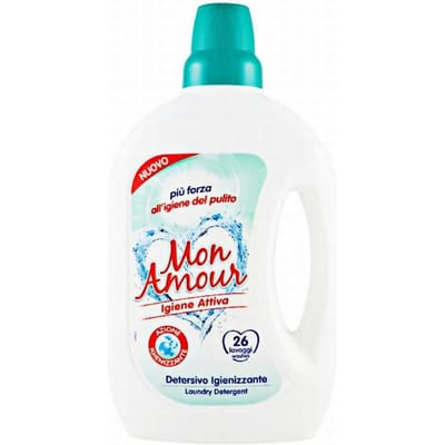 Wasmiddel mon amour lavatrice igiene attiva 26 wasbeurten 1,5l - felce azzurra