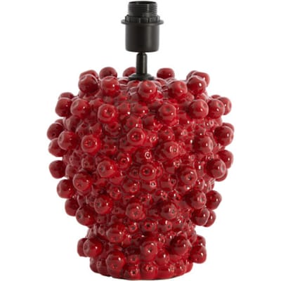 Light & Living - Lampvoet BERRIES - 25.5x25x27 cm - Rood