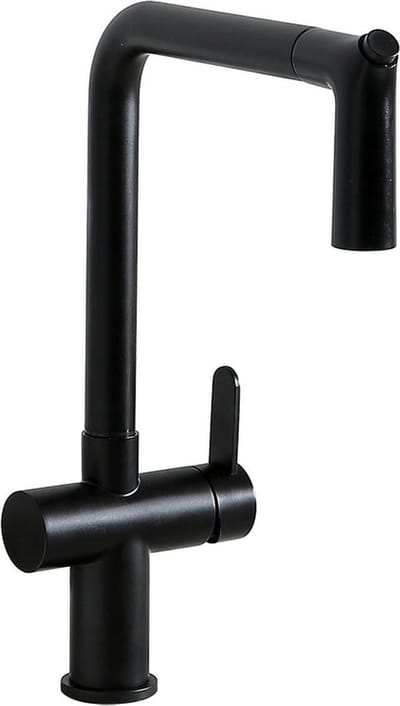 Mawialux keukenkraan met touch control - Uittrekbare uitloop - Mat zwart - Crocus