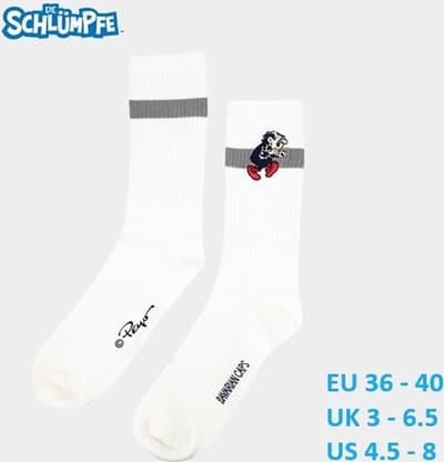 Gargamel sokken van de smurfen - Volwassenen - Bavarian Caps - Maat 36-40 - 1 paar