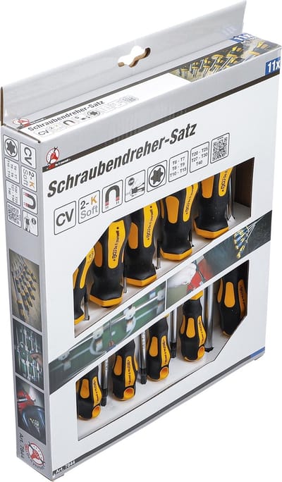 Torx schroevendraaierset 11 delig BGS 7844