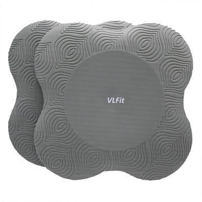 2 stuks antislip yoga kniebeschermers, lichtgewicht PU-schuim kniebeschermers voor yoga, pilates en fitness, comfortabele ondersteuning voor knieën, handen, polsen en ellebogen