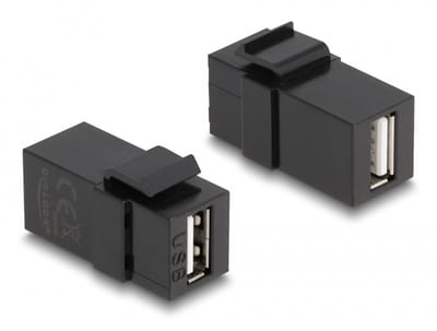 Delock 87829 USB 2.0-inbouwmodule Keystone Kabel 1 stuk(s)