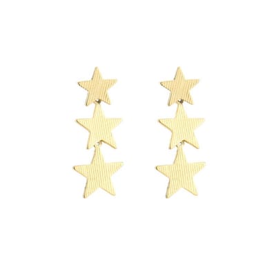 oorbellen-drie-sterren-stainless-steel-dames-sieraden-4cm-feestelijk-cadeau-goud