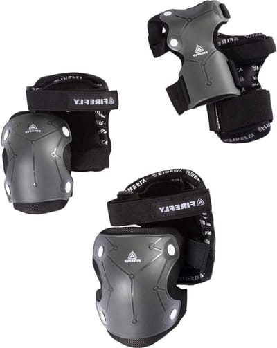 Beschermingsset - Rollerblade set - Sport Bescherming - Coolmax materiaal - 3 delig - Zwart