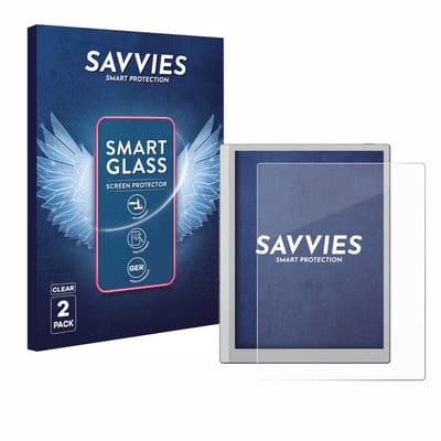 2 Stuks Savvies Screenprotector - geschikt voor Boox Go 10.3 (Gen II) - beschermfolie glas transparant