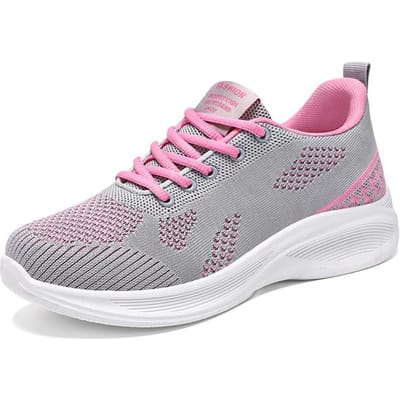 Lente Nieuwe Dames Vrije Tijd Dunne Schoenen Lichtgewicht Oefening Dames Schoenen Zachte Zool Ademende Hardloopschoenen 41 white