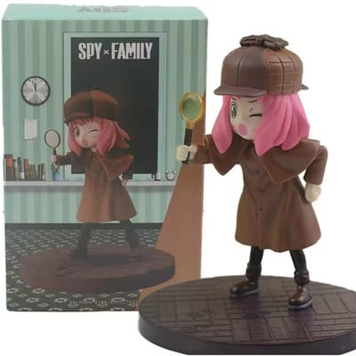 Figurine Anya Forger Anime 13CM Gekijouban Spy × Family Code White Kawayi Mignon Modèle Jouet Ensemble de Collection Jouet Figurine d'Action