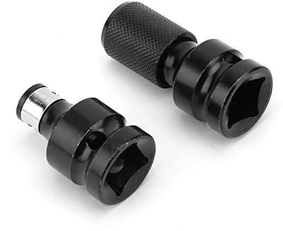 Allecto - Hex Adapter - Telescopische Dopadapter - Duurzaam en gebruiksvriendelijk - 1/2 tot 1/4 inch - Geschikt voor elektrische gereedschappen - ...