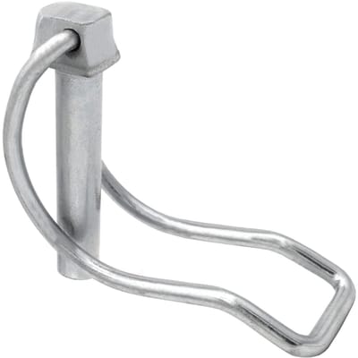 Dailygoods - Buis-klapsplitpen - Klapstekker 8 x 40 mm - Verzilverd - Verenstaal - Eenvoudig aan te brengen - Geschikt voor diverse toepassingen