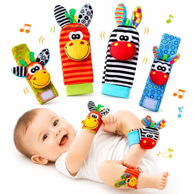 BOTC Babysokken - Beestenbende - Antislip - 0-6 maanden - Babysokjes - Baby Slofjes - Kraamcadeau - Baby Cadeau