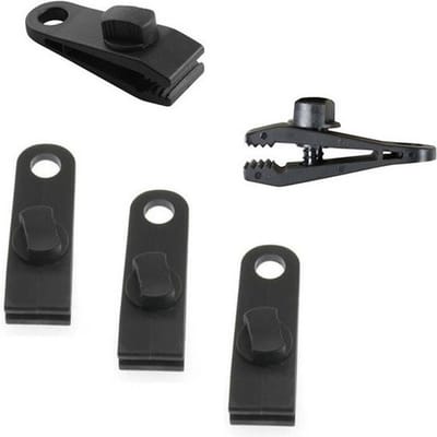 Zeilklemmen - 4x - kunststof - zeilclips voor afdekzeilen