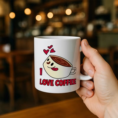 Nevolis® | Koffiemok 330ml met Uniek Design | Ontwerp Jouw Eigen Mok | Handgemaakt Cadeau voor Koffieliefhebbers | Gepersonaliseerd op Aanvraag | Enkel of Grote Bestelling