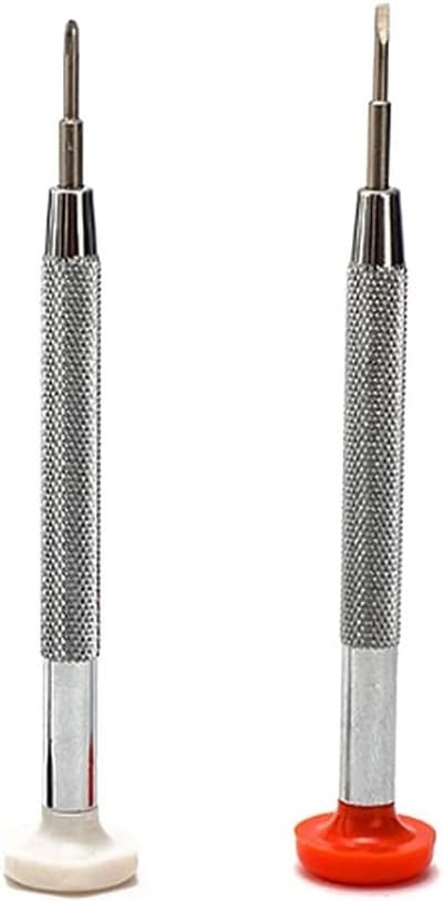 2-delige precisieschroevendraaierset voor brillen en horloges - Mini schroevendraaiers voor brillenreparatie en zonnebrillenonderhoud