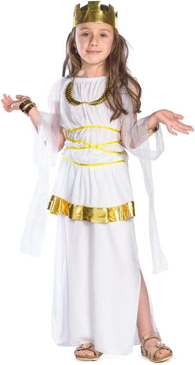 Griekse godinnen outfit voor meisjes - Verkleedkleding - 104/116