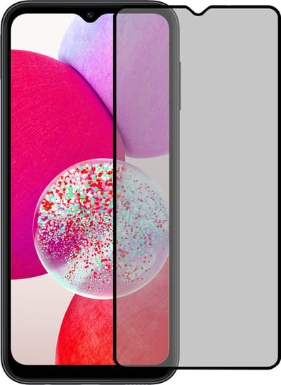 Screenprotector - Geschikt voor Samsung Galaxy A14 - Privacy Filter - Beschermglas - Gehard Glas - Tempered Glass - Screen Protector - Anti Spy - Full Display Cover