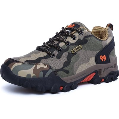 Plus Size Camouflage Bouwplaats Arbeidsbescherming Werkschoenen Outdoor Mesh Lage Wandelschoenen Reis Wandelschoenen Sneaker 44