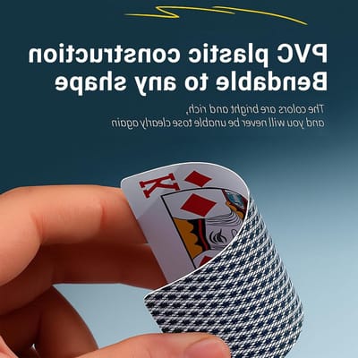 Duurzame plastic speelkaarten set voor volwassenen en kinderen - 2 stuks, ideaal voor spelletjesavonden