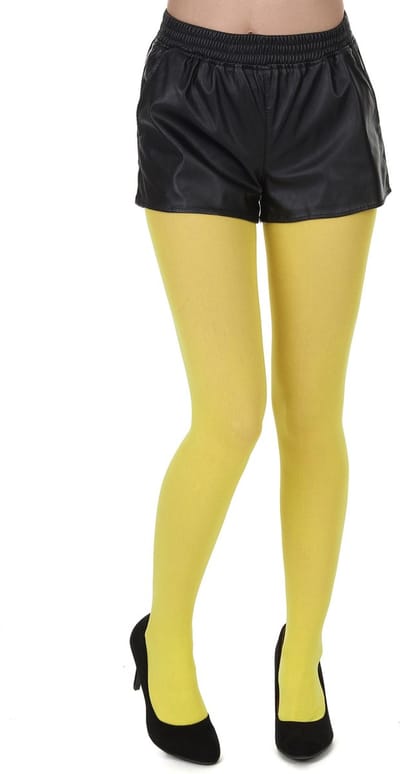 Vegaoo - Gele panty voor volwassenen