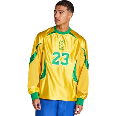 Jordan Brazil Truien/Replica's Heren - Geel - Maat M - Poly Jersey