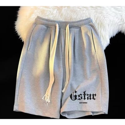 Shorts Heren Zomer Dun Trendy Merk Casual Grote Broek Basketbal Sport Amerikaans Wit Vijfpuntsbroek XL gray