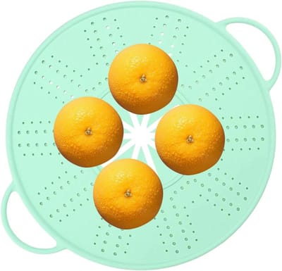 Spatbeschermers voor potten - Anti-oliespatten deksel - Schoon koken - Ruimtebesparend ontwerp - 24-30 cm - Groen