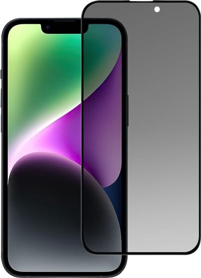 Coverup Screen Protector - Geschikt voor iPhone 15 Screen Protector - Coverup Privacy Tempered Glass - Transparant