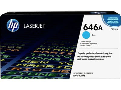 HP CF031A nr. 646A toner cartridge cyaan (origineel)
