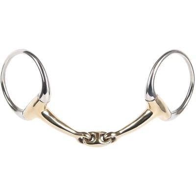 Anatomisch dubbel snaffle bit voor paarden Harry's Horse