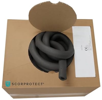 Rubberen isolatie eindeloze dispenser voor verwarming en sanitair - 18 mm x 10 mm - 30 m
