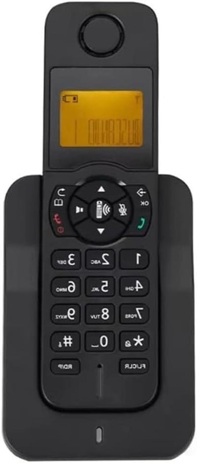 Draadloze Telefoon - Thuiskantoor Telefoon - Handsfree Bellen - Nummerherkenning - 3 Regels LCD - Zwart