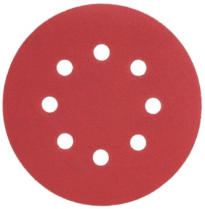 Radix - Schuurschijf - Pro - Klittenband 125 mm - P120 – 8 stofgaten (50 stuks)